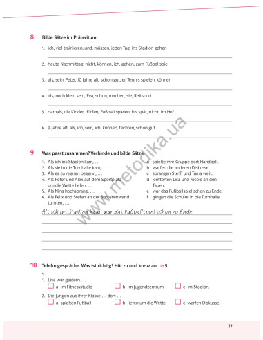 Parallelen 8. Робочий зошит для 8-го класу ЗНЗ (4-й рік навчання, 2-га іноземна мова) - фото 20