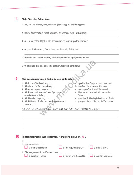 Parallelen 8. Робочий зошит для 8-го класу ЗНЗ (4-й рік навчання, 2-га іноземна мова) - фото 20