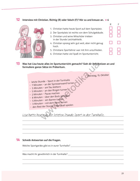 Parallelen 8. Робочий зошит для 8-го класу ЗНЗ (4-й рік навчання, 2-га іноземна мова) - фото 22