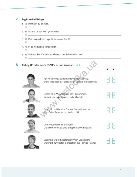 Parallelen 9. Робочий зошит для 9-го класу ЗНЗ (5-й рік навчання, 2-га іноземна мова) - фото 8 Parallelen 9. Робочий зошит для 9-го класу ЗНЗ (5-й рік навчання, 2-га іноземна мова) - фото 8