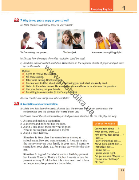 Joy of English 8. Підручник для 8-го класу ЗНЗ (4-й рік навчання, 2-га іноземна мова) - фото 16 Joy of English 8. Підручник для 8-го класу ЗНЗ (4-й рік навчання, 2-га іноземна мова) - фото 16