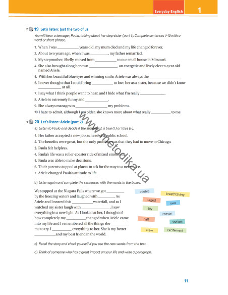 Joy of English 8. Робочий зошит для 8-го класу ЗНЗ (4-й рік навчання, 2-га іноземна мова) - фото 12