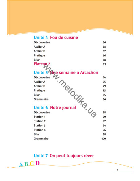 À la découverte du français 6. Підручник для 6-го класу ЗНЗ (2-й рік навчання, 2-га іноземна мова) - фото 6 À la découverte du français 6. Підручник для 6-го класу ЗНЗ (2-й рік навчання, 2-га іноземна мова) - фото 6