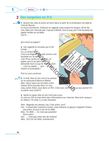 À la découverte du français 6. Підручник для 6-го класу ЗНЗ (2-й рік навчання, 2-га іноземна мова) - фото 17 À la découverte du français 6. Підручник для 6-го класу ЗНЗ (2-й рік навчання, 2-га іноземна мова) - фото 17