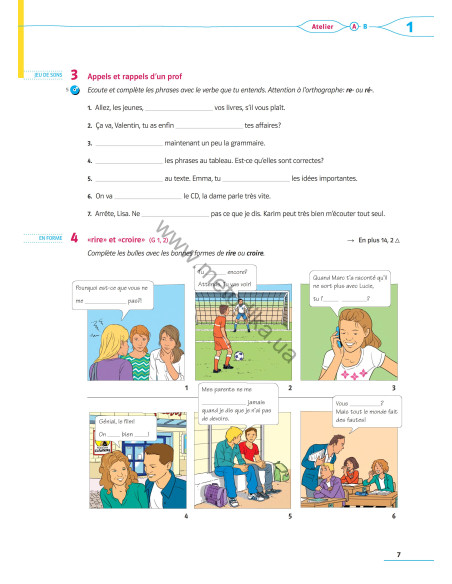 À la découverte du français 7. Робочий зошит для 7-го класу ЗНЗ (3-й рік навчання, 2-га іноземна мова) - фото 8