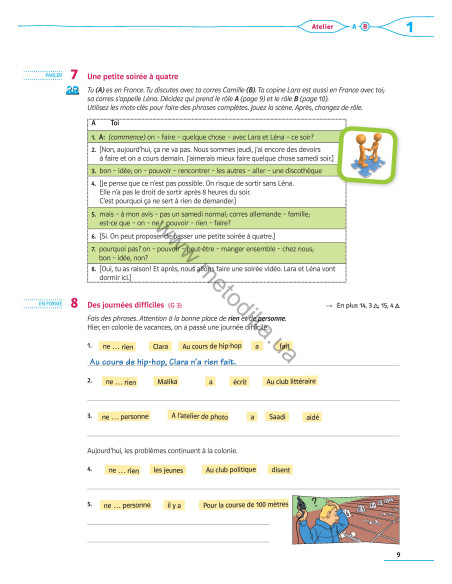 À la découverte du français 7. Робочий зошит для 7-го класу ЗНЗ (3-й рік навчання, 2-га іноземна мова) - фото 10