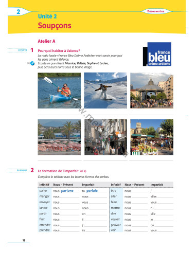 À la découverte du français 7. Робочий зошит для 7-го класу ЗНЗ (3-й рік навчання, 2-га іноземна мова) - фото 19