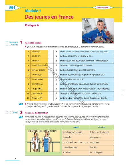 À la découverte du français 9. Робочий зошит для 9-го класу ЗНЗ (5-й рік навчання, 2-га іноземна мова) - фото 7 À la découverte du français 9. Робочий зошит для 9-го класу ЗНЗ (5-й рік навчання, 2-га іноземна мова) - фото 7