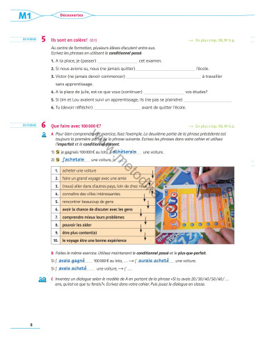 À la découverte du français 9. Робочий зошит для 9-го класу ЗНЗ (5-й рік навчання, 2-га іноземна мова) - фото 9 À la découverte du français 9. Робочий зошит для 9-го класу ЗНЗ (5-й рік навчання, 2-га іноземна мова) - фото 9