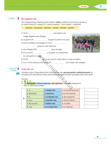 À la découverte du français 9. Робочий зошит для 9-го класу ЗНЗ (5-й рік навчання, 2-га іноземна мова) - фото 16 À la découverte du français 9. Робочий зошит для 9-го класу ЗНЗ (5-й рік навчання, 2-га іноземна мова) - фото 16