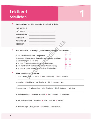 Parallelen 8 neu. Робочий зошит для 8-го класу ЗНЗ (4-й рік навчання, 2-га іноземна мова) - фото 5