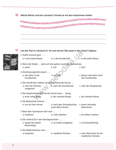 Parallelen 8 neu. Робочий зошит для 8-го класу ЗНЗ (4-й рік навчання, 2-га іноземна мова) - фото 9