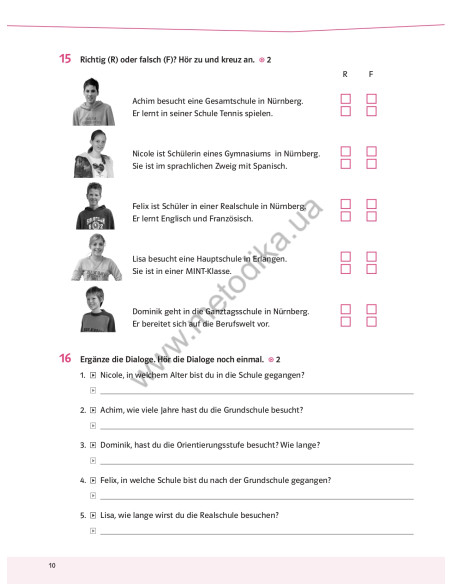 Parallelen 8 neu. Робочий зошит для 8-го класу ЗНЗ (4-й рік навчання, 2-га іноземна мова) - фото 11