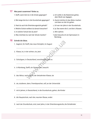 Parallelen 8 neu. Робочий зошит для 8-го класу ЗНЗ (4-й рік навчання, 2-га іноземна мова) - фото 12