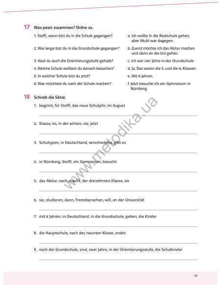 Parallelen 8 neu. Робочий зошит для 8-го класу ЗНЗ (4-й рік навчання, 2-га іноземна мова) - фото 12