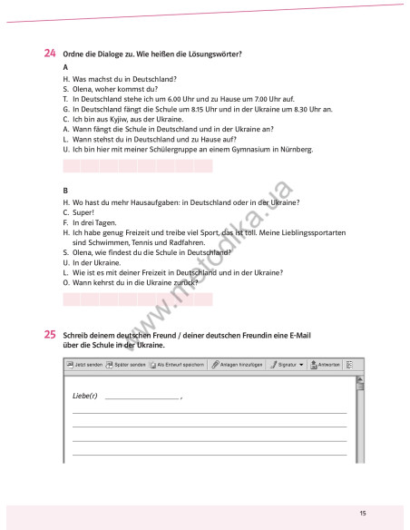 Parallelen 8 neu. Робочий зошит для 8-го класу ЗНЗ (4-й рік навчання, 2-га іноземна мова) - фото 16