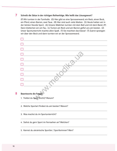 Parallelen 8 neu. Робочий зошит для 8-го класу ЗНЗ (4-й рік навчання, 2-га іноземна мова) - фото 19